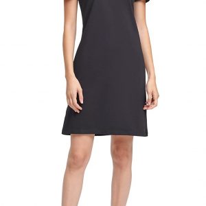 Calvin Klein Women's Relax Short Sleeve Midi Logo T-Shirt Dress