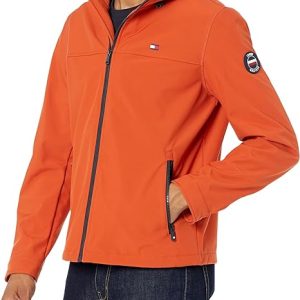 TOMMY HILFIGER Men's Hooded Soft-Shell Jacket