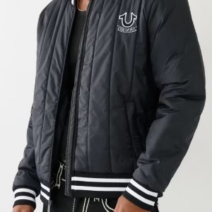 True Religion Vertical Quilt Jacket