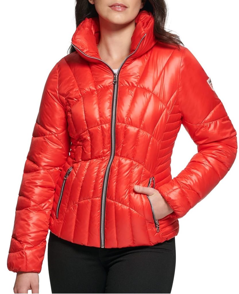 GUESS Women's Quilted Puffer
