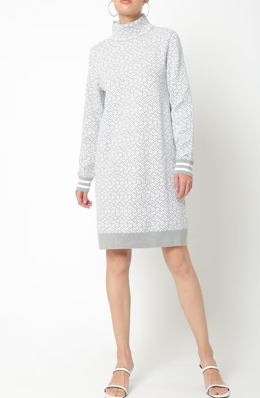 TOMMY HILFIGER TH Women's High Neck Dress