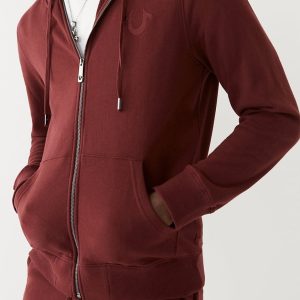 True Religion TONAL LOGO ZIP HOODIE