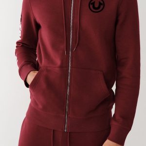 True Religion LOGO ZIP HOODIE