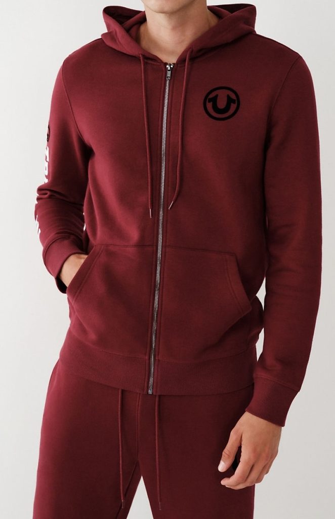 True Religion LOGO ZIP HOODIE