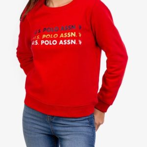 Us Polo Assn FOIL LOGO CREW NECK SWEATSHIRT