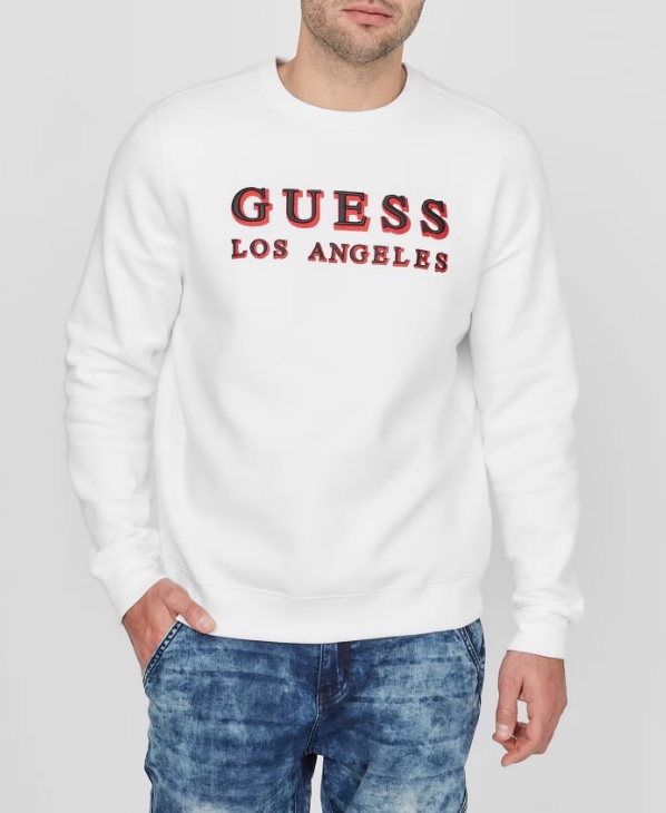 Guess Porter Embroidered Logo Pullover