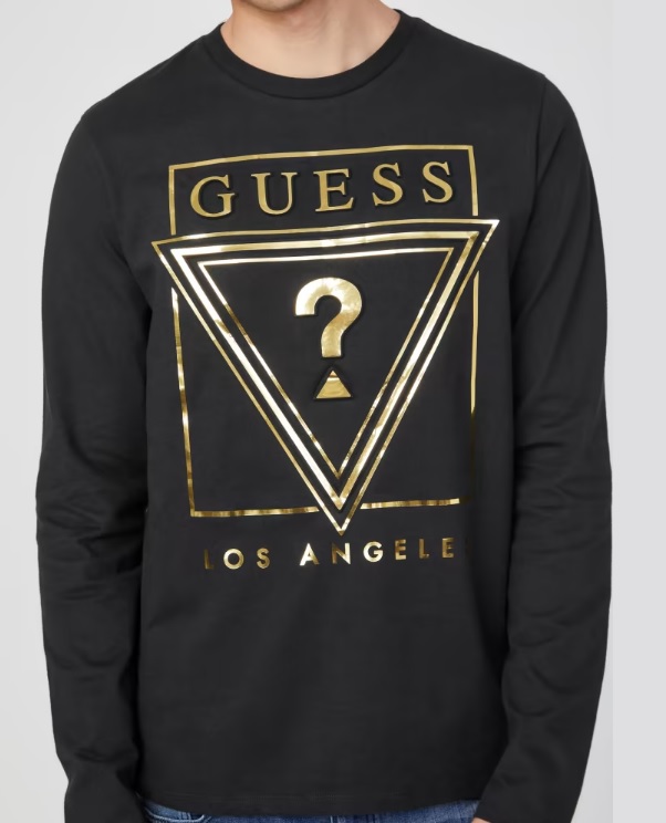 Guess Eco Logo Long-Sleeve Tee