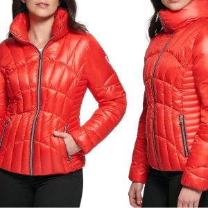 GUESS Women's Quilted Puffer