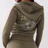 True Religion LOGO ZIP CROP HOODIE - Image 2