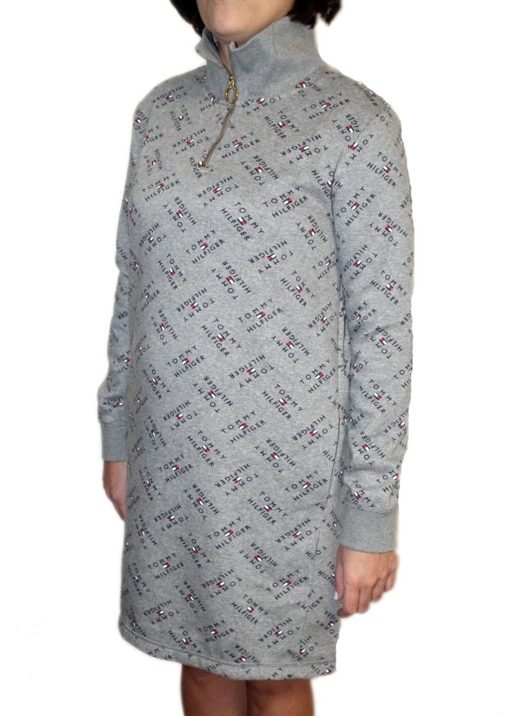 TOMMY HILFIGER QUARTER-ZIP DRESS