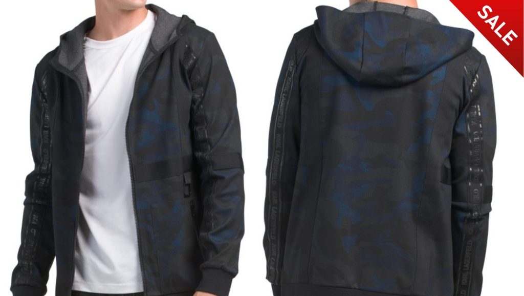 KARL LAGERFELD PARIS Camo Track Jacket