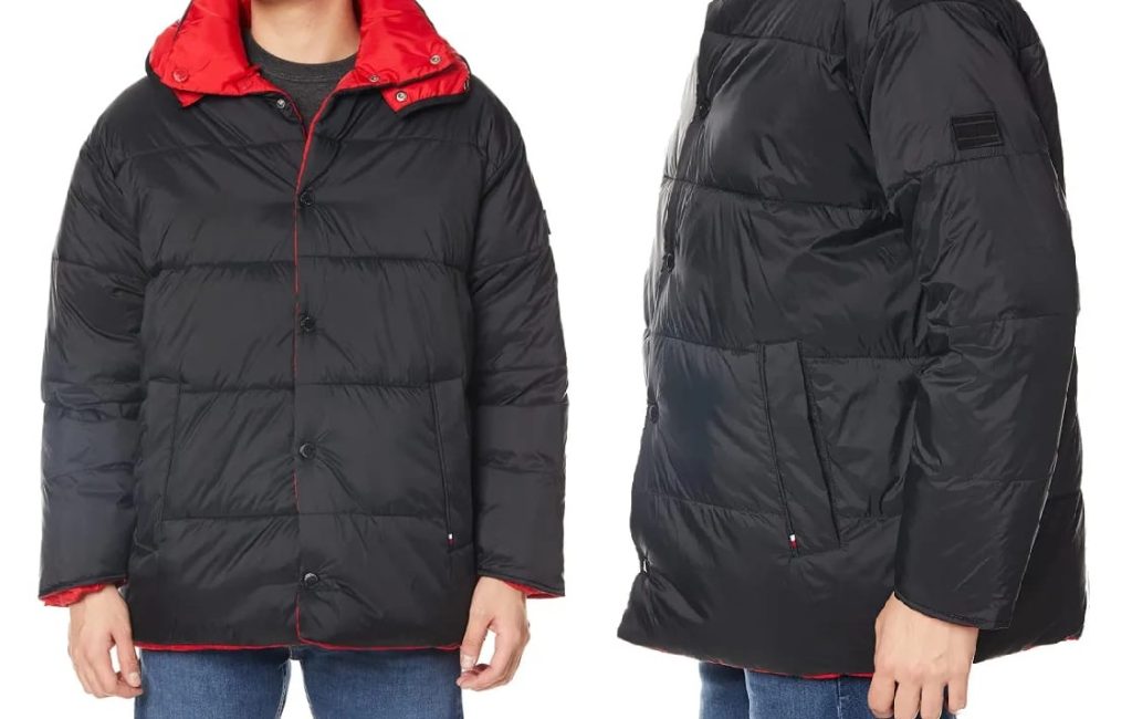 Tommy Hilfiger men's Reversible bomber jacket