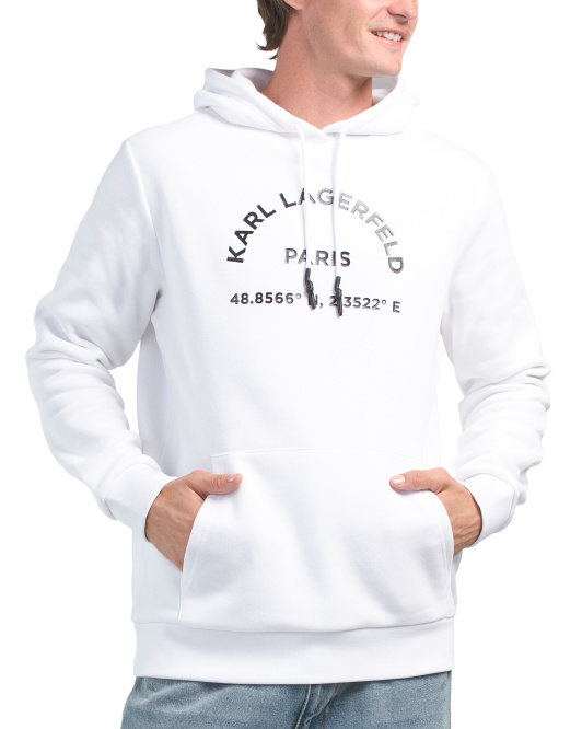 KARL LAGERFELD PARIS Men's Hoodie Sweatshirt