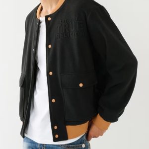 True Religion FLEECE BOMBER JACKET