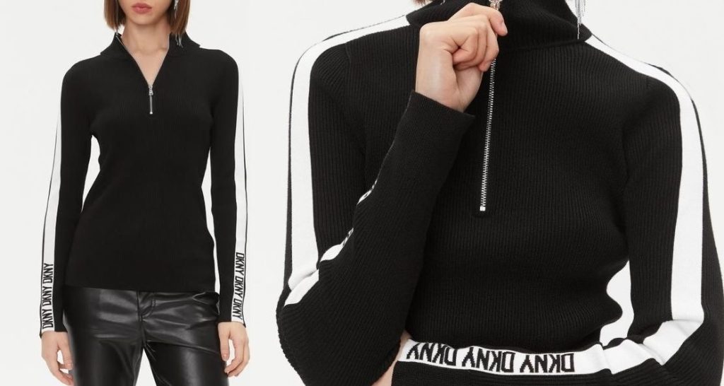 DKNY Women's 1/4 Zip Sweatshirt