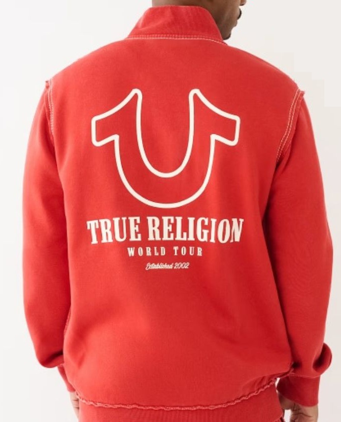 True Religion TR LOGO BIG T TRACK JACKET