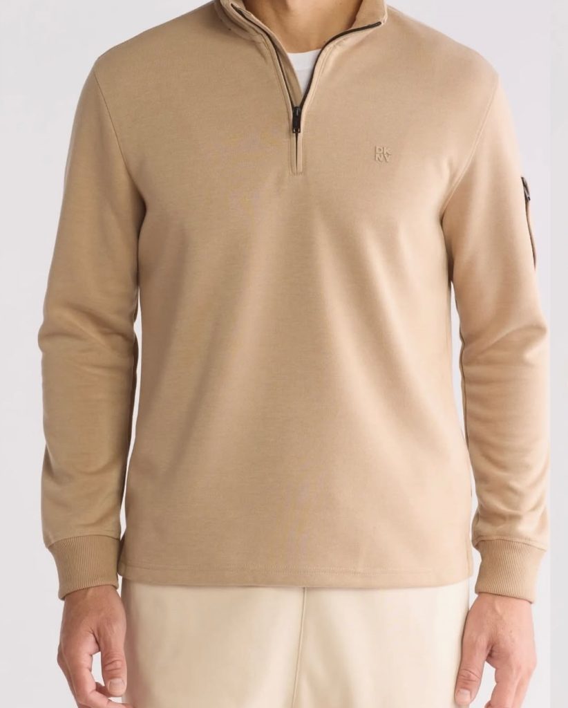 DKNY NOAH QUARTER ZIP