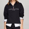 Tommy Hilfiger Half-Zip Embroidered Logo Sweatshirt - Image 2