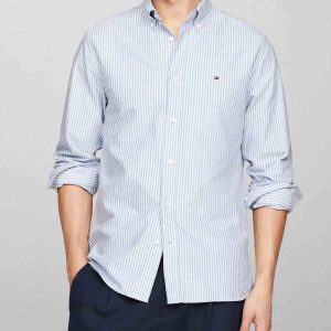 TOMMY HILFIGER Jules Stripe Long Sleeve Regular Fit Shirt