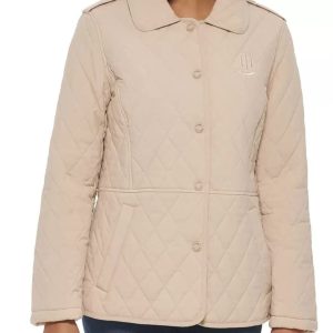 Tommy Hilfiger Women's Quilted Turndown Collar Jacket
