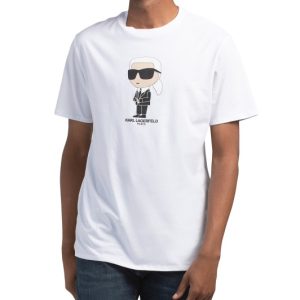 KARL LAGERFELD PARIS Character With Suit And Sunglasses Tee