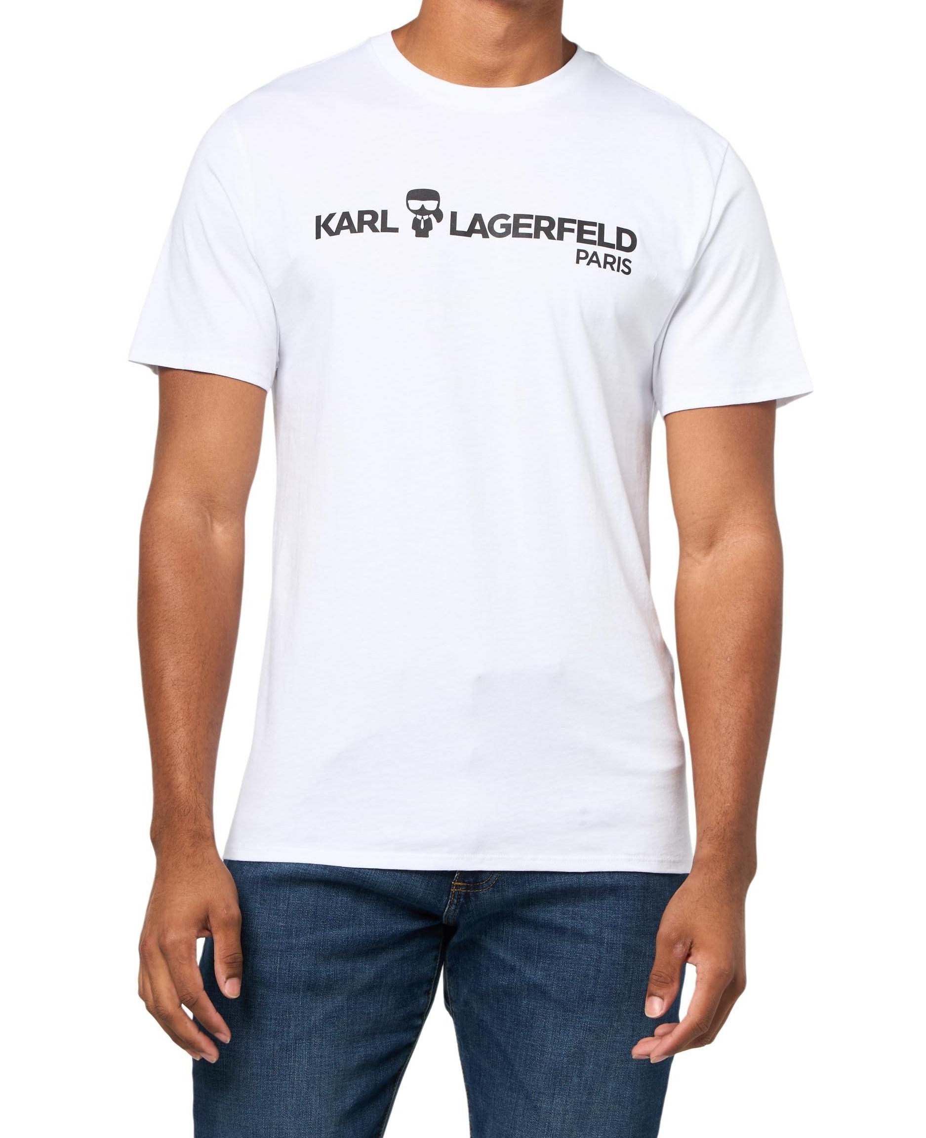 KARL LAGERFELD PARIS Kalr Logo With Small Character T Shirt