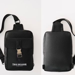 True Religion METAL CLASP LOGO SLING BAG