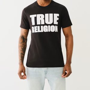 TRUE RELIGION High Low Textured Tee