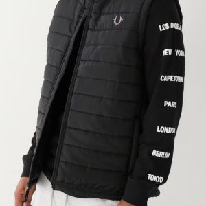True Religion HORSESHOE PUFFER VEST